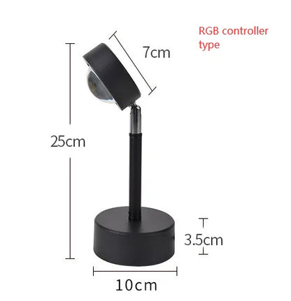 Remote Control Sunset RGB Lamp